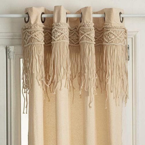 comparatif rideau macrame