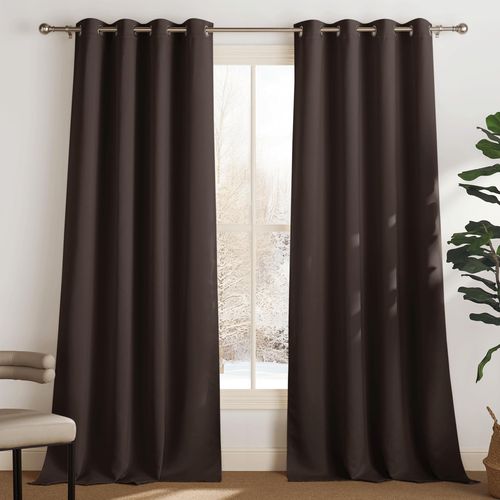 comparatif rideau marron