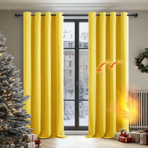 top rideau jaune